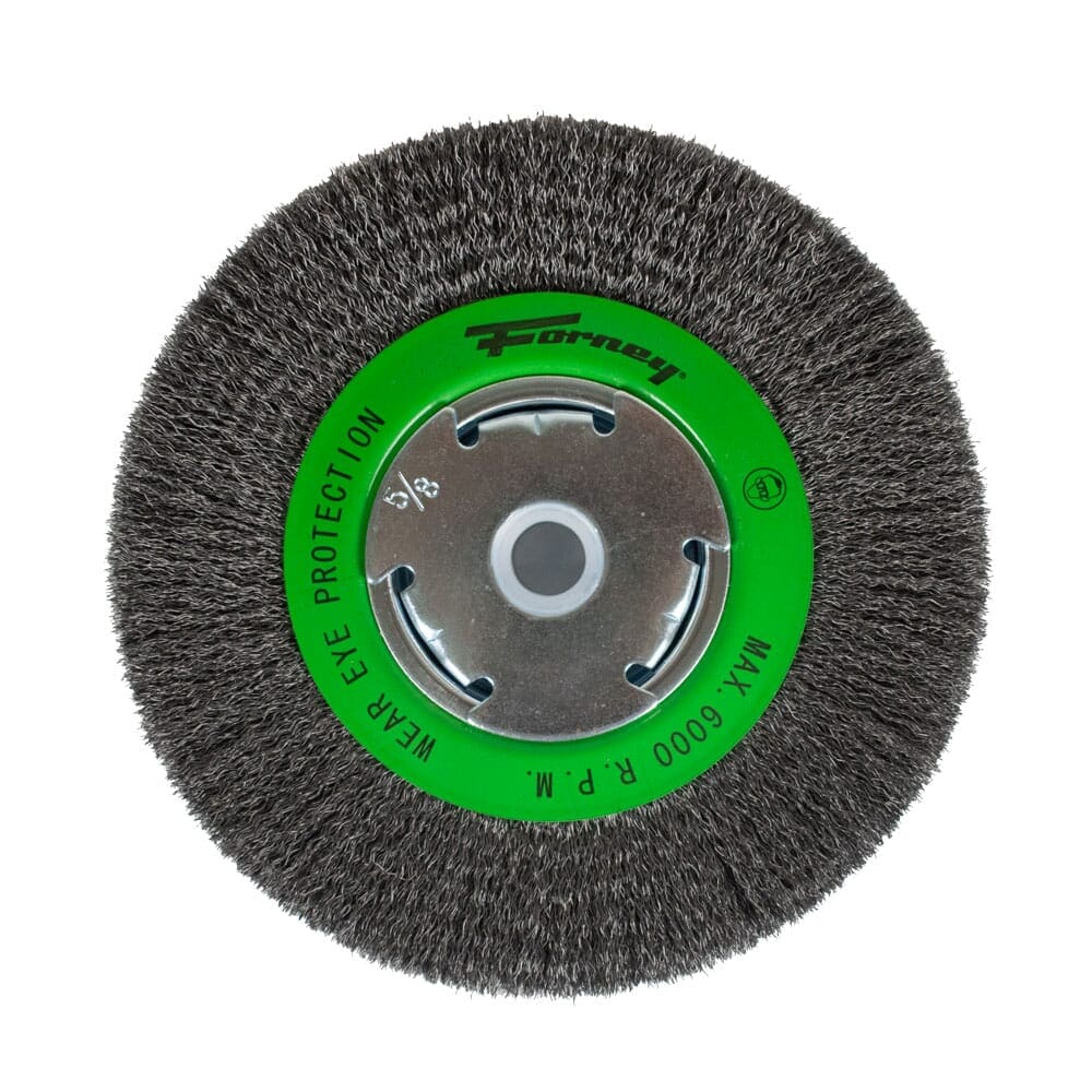 72751 Wire Wheel, Crimped, 6 in x